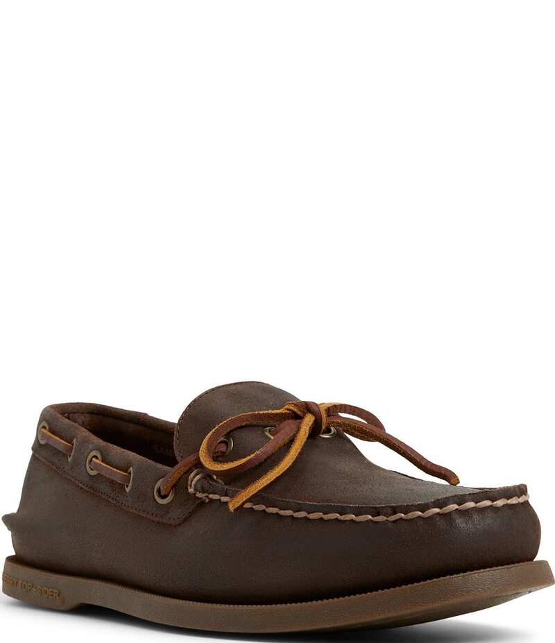 スペリー メンズ シューズ スリッポン・ローファー スエード Sperry Men's Authentic Original 1-Eye Suede Boat Shoes Chestnut 27,600円