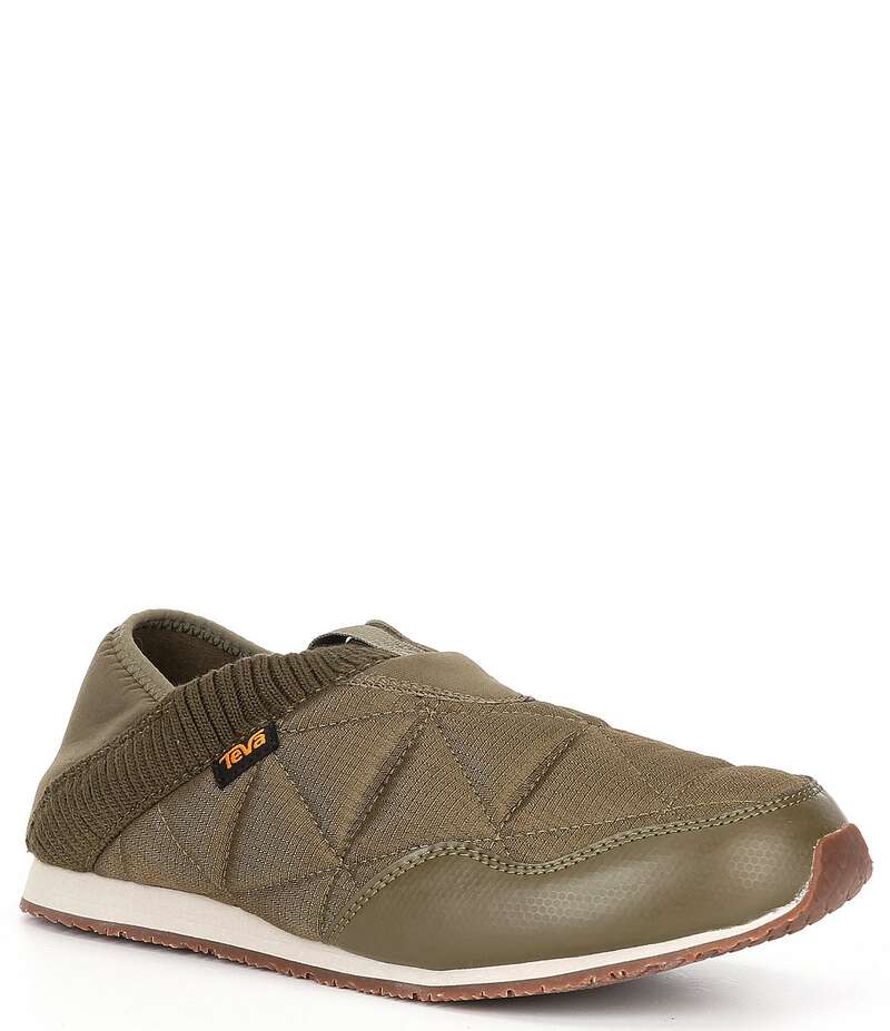 テバ メンズ シューズ スリッポン・ローファー スニーカー Teva Men's ReEMBER Moc Sneakers Dark Olive オリーブ