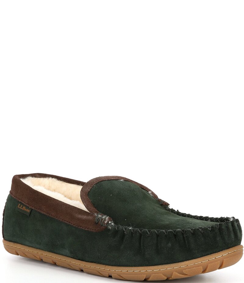 エルエルビーン メンズ シューズ サンダル L.L.Bean Men\u0027s Wicked Good Venetian Slippers Black Spruce/Chocolate 黒いこと
