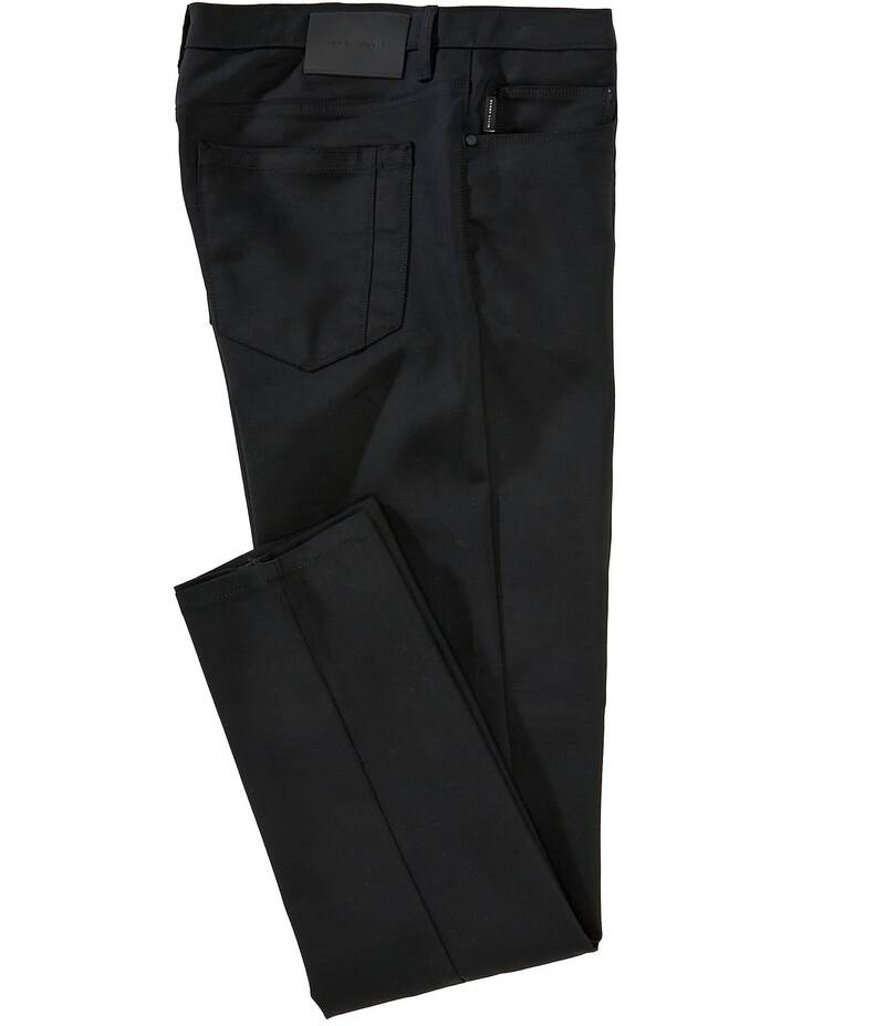 ペリーエリス メンズ ボトムス カジュアルパンツ スリムフィット パンツ Perry Ellis Slim Fit Stretch 5-Pocket Pants Black ブラック
