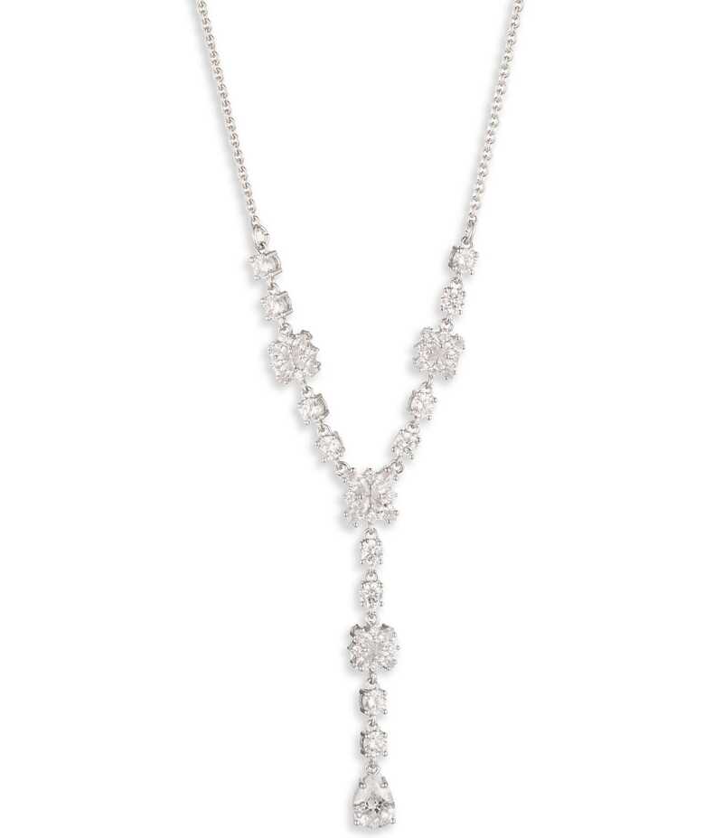 マルケッサ レディース アクセサリー ネックレス・チョーカー レース Marchesa Crystal Y Necklace Silver/Crystal シルバー
