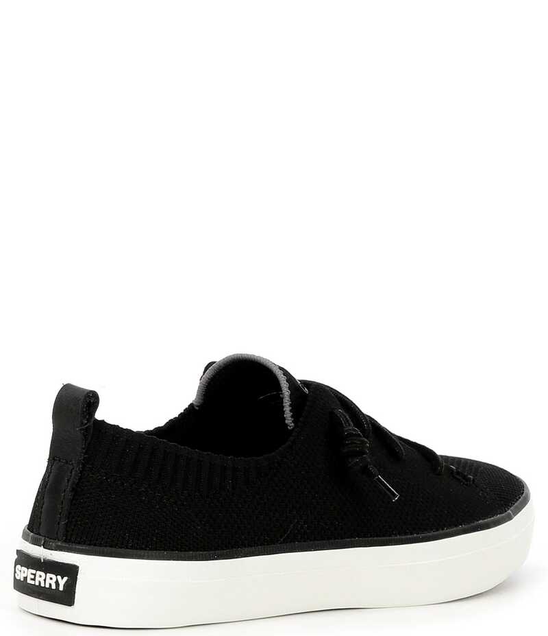 スペリー レディース ボトムス カジュアルパンツ スニーカー ニット Sperry Women's Crest Vibe Knit Sneakers Black ブラック｜ReVida 店