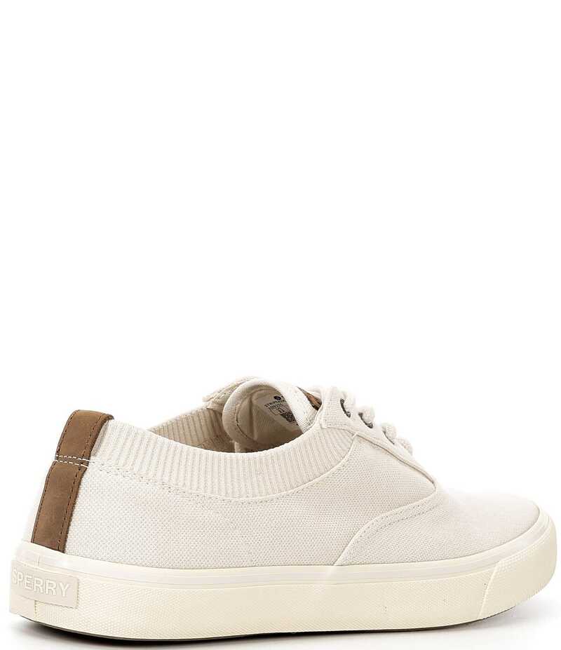 スペリー メンズ ボトムス カジュアルパンツ スニーカー ニット Sperry Men\'s Striper Knit Sneakers Bone