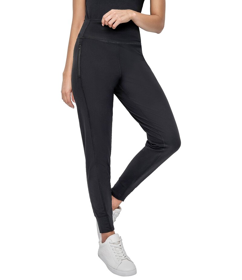 ダナキャラン レディース ボトムス カジュアルパンツ ジョガーパンツ DKNY Sport by Donna Karan Ballance Compression Locking Zipper Pockets Pull-On Joggers Black ブラック