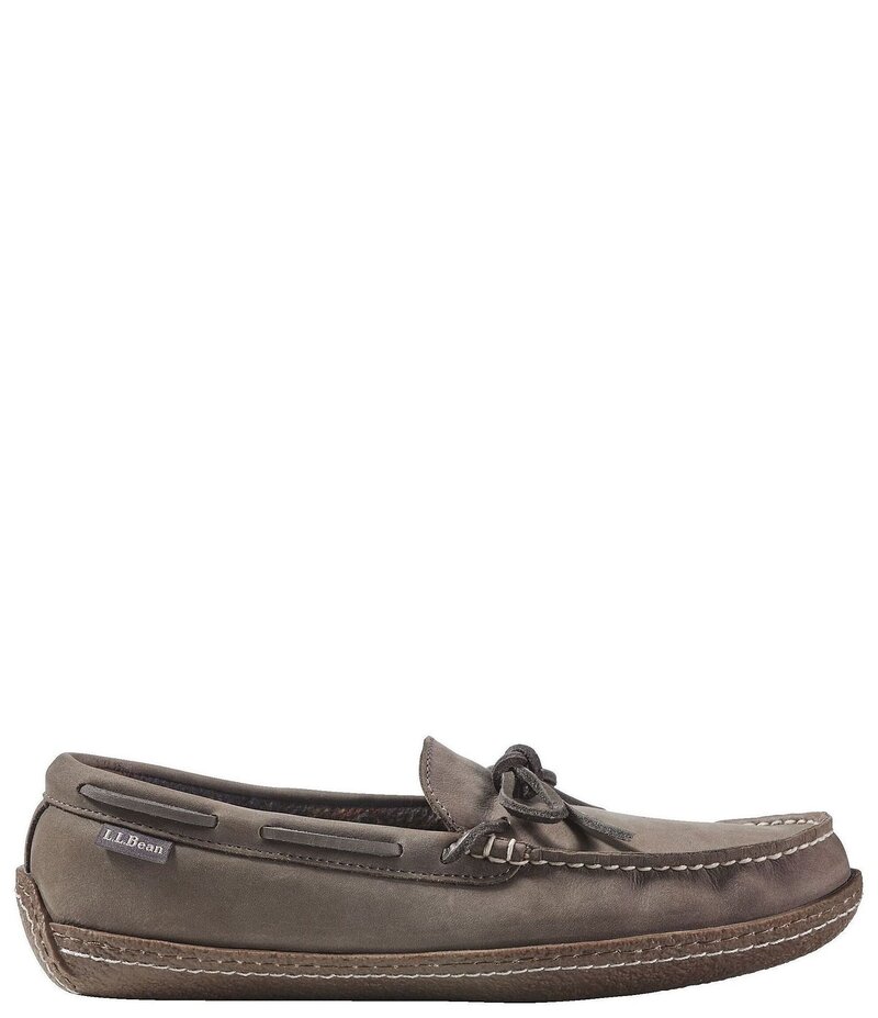 エルエルビーン メンズ シューズ サンダル レザー L.L.Bean Men's Handsewn Leather Slippers Graphite グラファイト