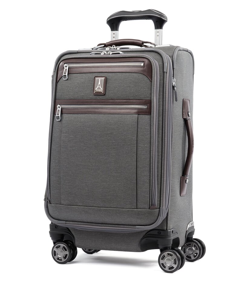 旅行労働者階級 レディース 御徒面子 旅行バッグ Travelpro Platinum Elite 21 Expandable Carry-On Spinner Suitcase Vintage Grey 薄墨色
