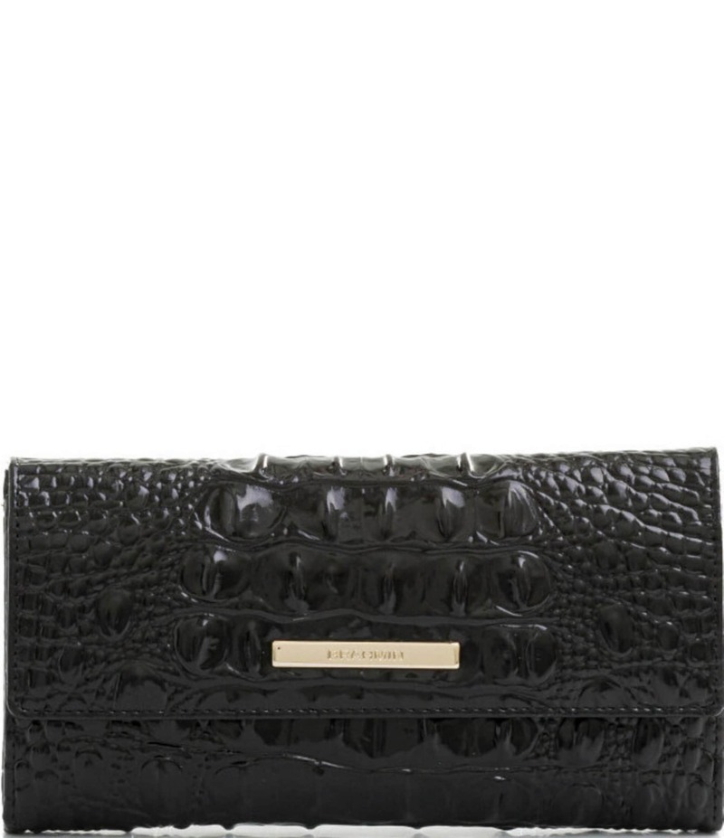 ブランミン レディース 付属品 紙入れ BRAHMIN Melbourne Cordelia Wallet Black 黒いこと