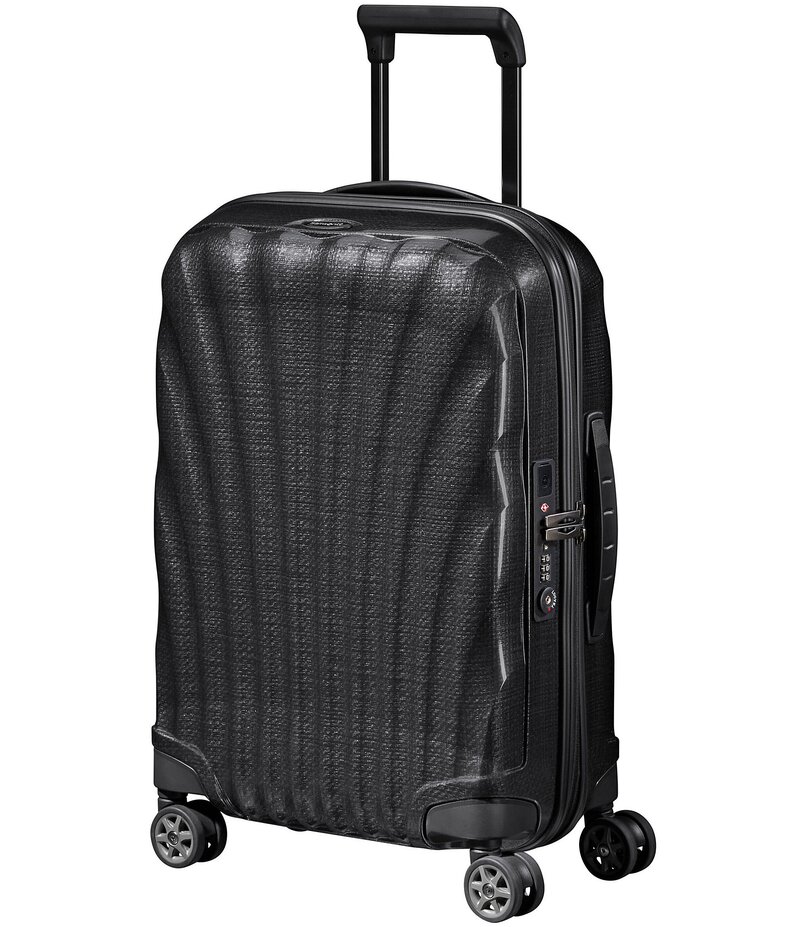 サムソナイト レディース 御徒面子 旅行バッグ Samsonite C-Lite Hardside Collection 22 Carry-On Spinner Suitcase Black 黒いこと