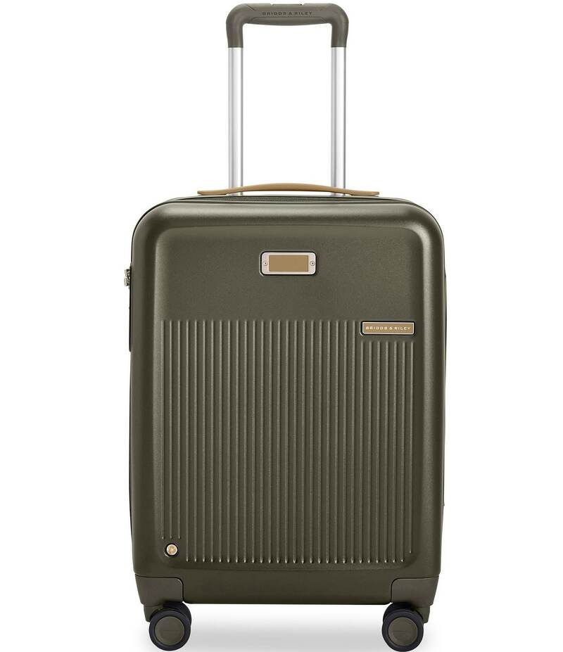 ブリグスアンドライリー レディース バッグ スーツケース Briggs & Riley Sympatico 3.0 Global 21 Expandable Carry-On Spinner Suitcase Olive オリーブ
