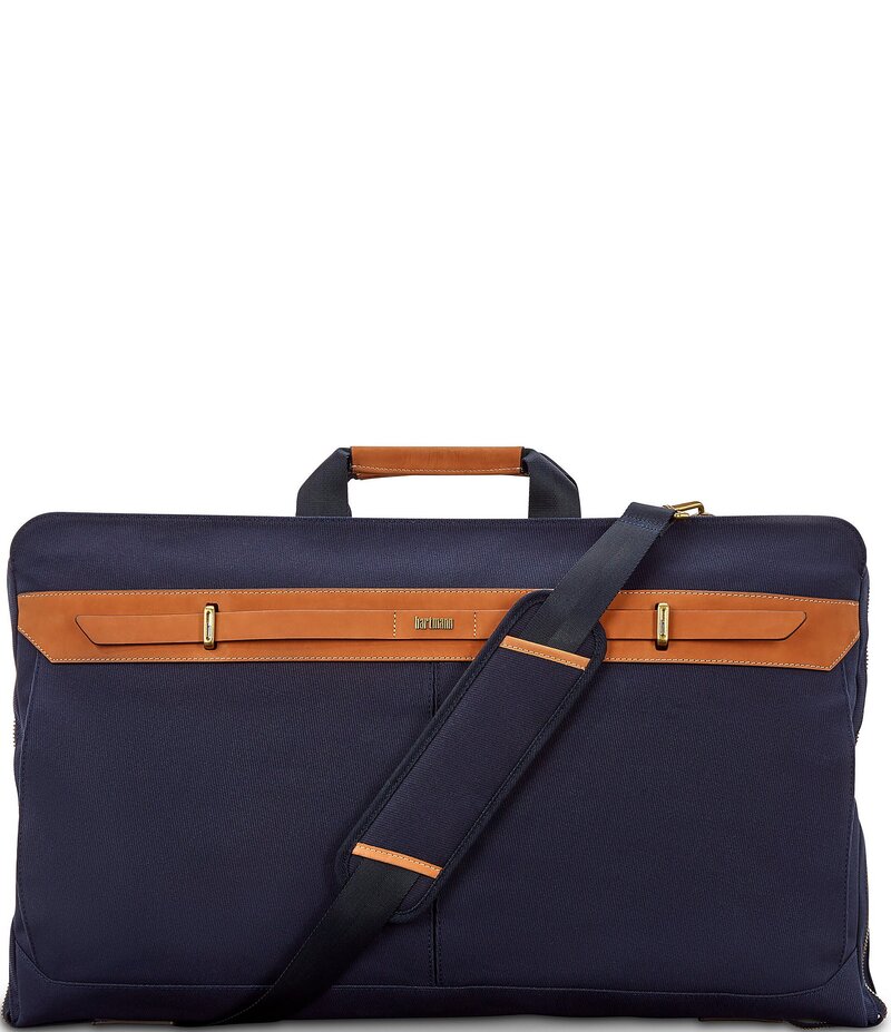 ハート形マン レディース 御徒面子 旅行バッグ Hartmann Reserve Trifold Garment Bag Midnight Navy 米国海軍