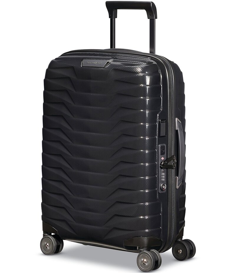 サムソナイト レディース 御徒面子 旅行バッグ Samsonite Proxis Global Carry-On Spinner Suitcase Black 黒いこと