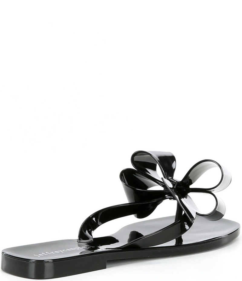 ジェフリー キャンベル レディース シューズ サンダル Jeffrey Campbell Sugary Jelly Bow Thong Sandals Black ブラック｜ReVida 店