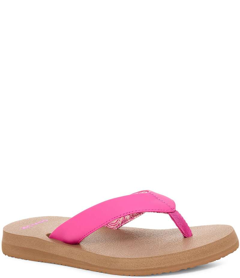 サヌーク レディース シューズ サンダル Sanuk Women's Yoga Mat II Flip Flops Phlox Pink ピンク