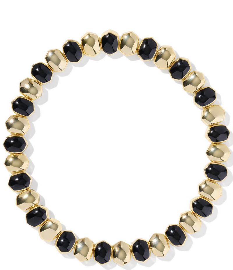 ケンドラスコット レディース アクセサリー ブレスレット・バングル・アンクレット Kendra Scott Daphne Enamel Stretch Bracelet Gold Black Enamel ブラック