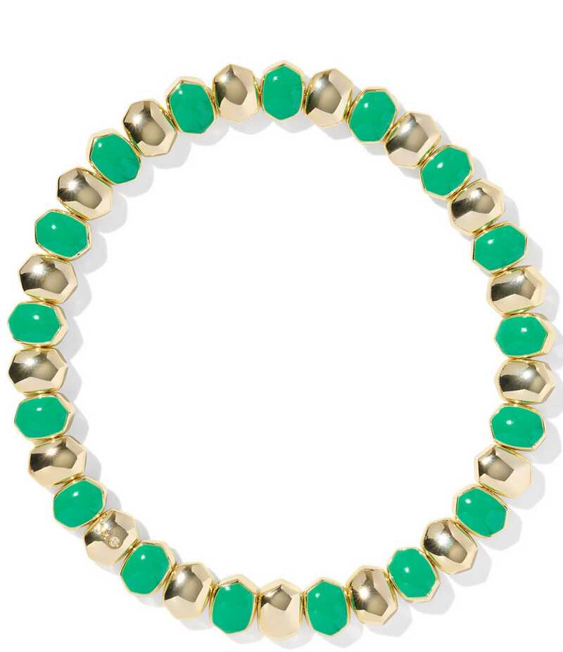 ケンドラスコット レディース アクセサリー ブレスレット・バングル・アンクレット Kendra Scott Daphne Enamel Stretch Bracelet Gold Green Enamel グリーン
