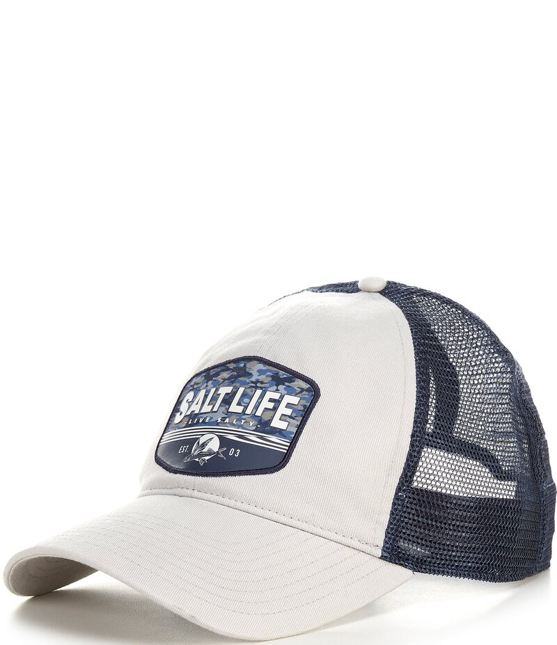 ソルトライフ メンズ アクセサリー 帽子 Salt Life Soarin Trucker Hat Stone ストーン