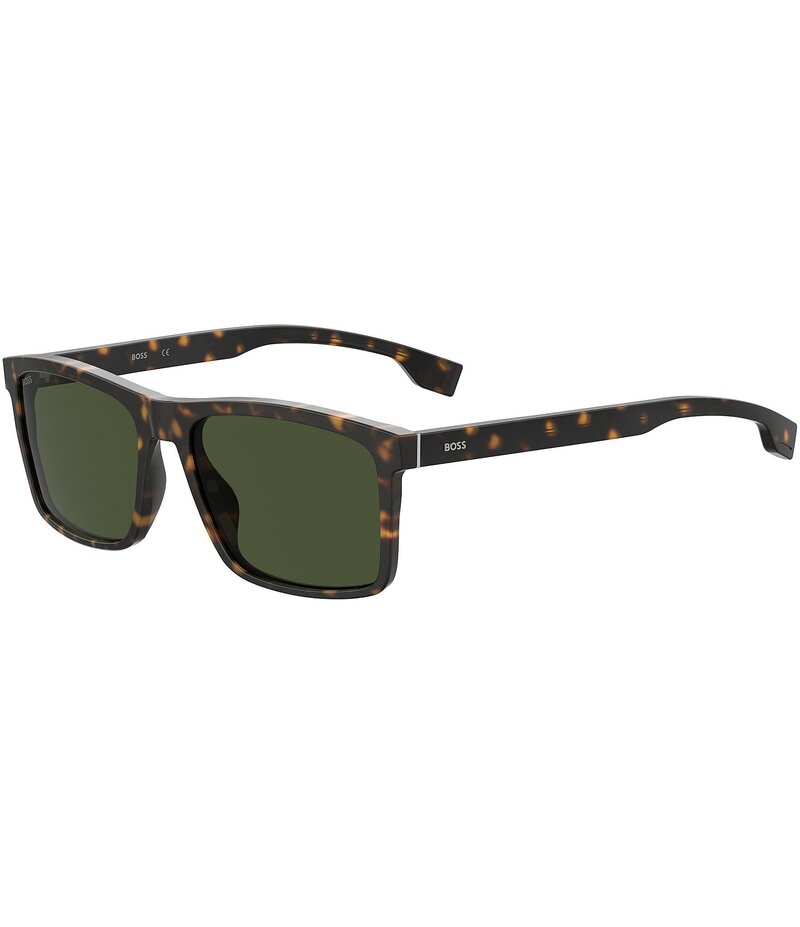 ヒューゴボス レディース アクセサリー サングラス・アイウェア Hugo Boss Men's Boss1036 58mm Rectangle Sunglasses Havana