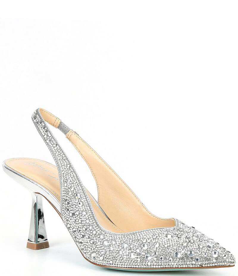 ベッツィジョンソン レディース シューズ パンプス Blue by Betsey Johnson Clark Rhinestone Slingback Pumps Navy ネイビー