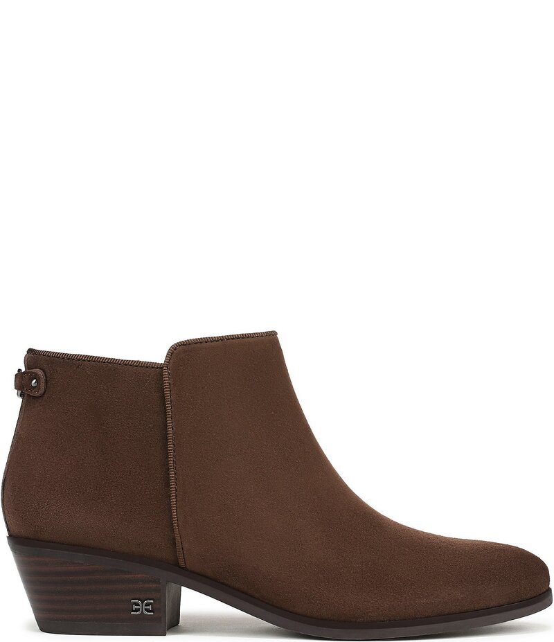 サムエデルマン レディース シューズ ブーツ・レインブーツ スエード ブーツ Sam Edelman Petty Suede Booties Mustang Brown ブラウン|ReVida 店