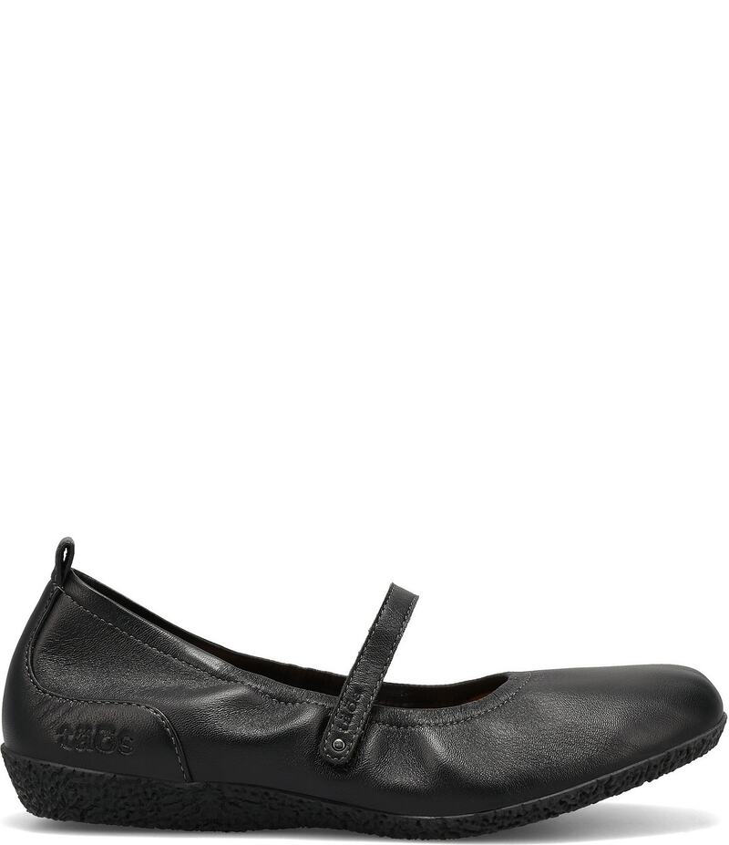 タオスフットウェア レディース シューズ パンプス なめし革 Taos Footwear Babble Leather Mary Jane Ballet Flats Black 黒いこと