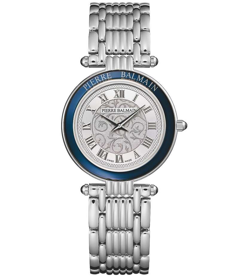 バルマン レディース アクセサリー 腕時計 Tシャツ Balmain Women's Quartz Analog Stainless Steel Watch Silver シルバー