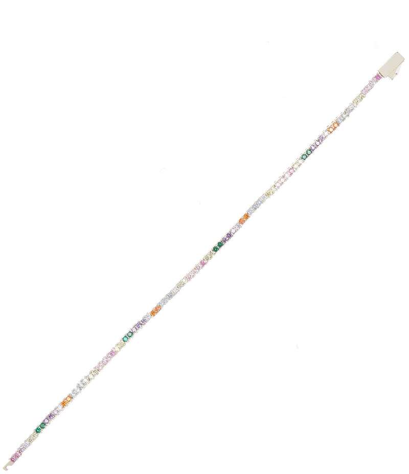 メリンダマリア レディース アクセサリー ブレスレット・バングル・アンクレット Melinda Maria Baby Heiress Tennis Line Bracelet Rainbow/Gold ゴールド