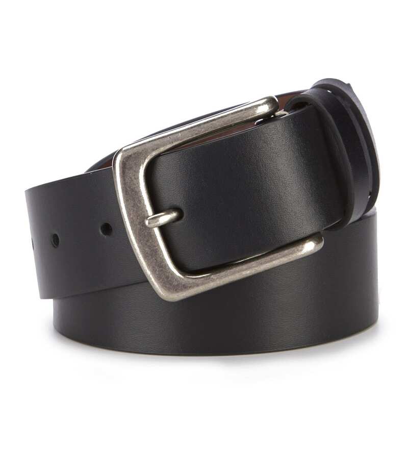 ラウンドトゥリーアンドヨーク メンズ アクセサリー ベルト トール レザー Roundtree & Yorke Big & Tall Rodgers Leather Belt Black ブラック