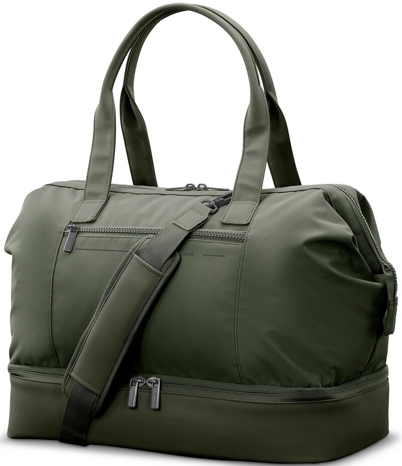 サムソナイト レディース バッグ スーツケース Samsonite Companion Bags Better Than Basic Drop Bottom Weekender Duffle Bag Olive オリーブ