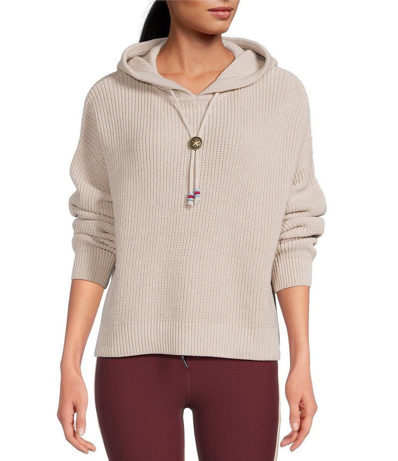 ジアップサイド レディース アウター ニット・セーター コットン パーカー The Upside Dune Organic Cotton Long Sleeve Hoodie Natural 15,194円
