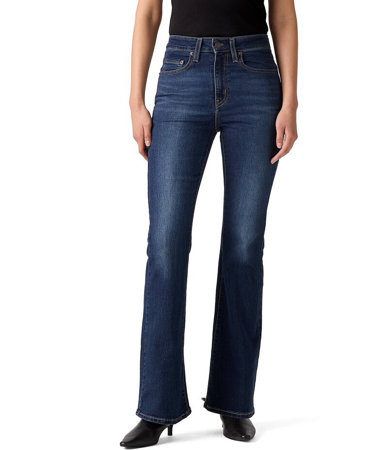 リーバイス レディース ボトムス デニムパンツ フレア ジーンズ Levi'sR 726 High Rise Flare Leg Jeans Eternal Indigo Dark インディゴ｜ReVida 店