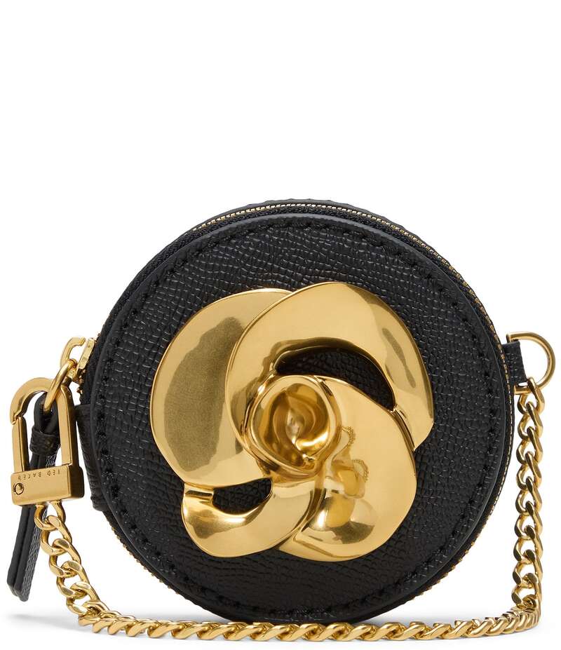 テッドベーカー レディース アクセサリー 財布 Ted Baker London Abby Rose Key Round Bag Charm Black ブラック