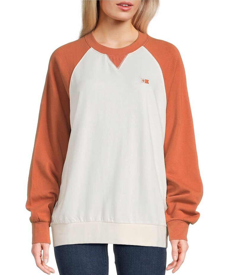 ソルティークルー レディース アウター ニット・セーター パイル スウェット シャツ Salty Crew Gone Sailin Long Sleeve French Terry Sweatshirt Sierra｜ReVida 店
