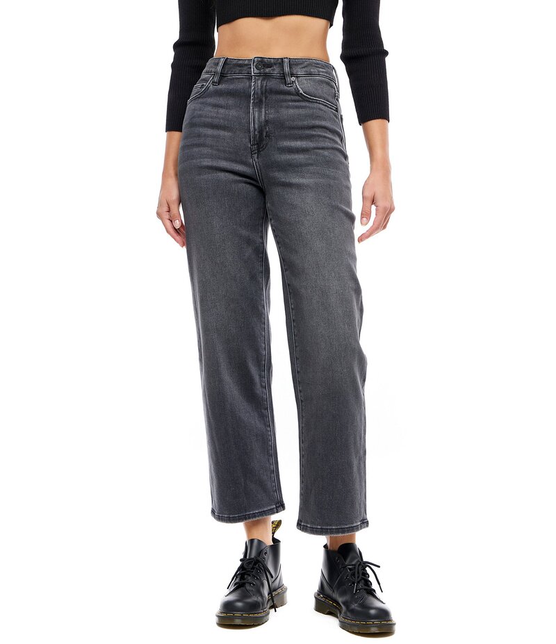 ヒドゥン ジーンズ レディース ボトムス デニムパンツ ワイドレッグ Hidden Jeans Ella Wide Leg Straight Dark Jeans Black ブラック