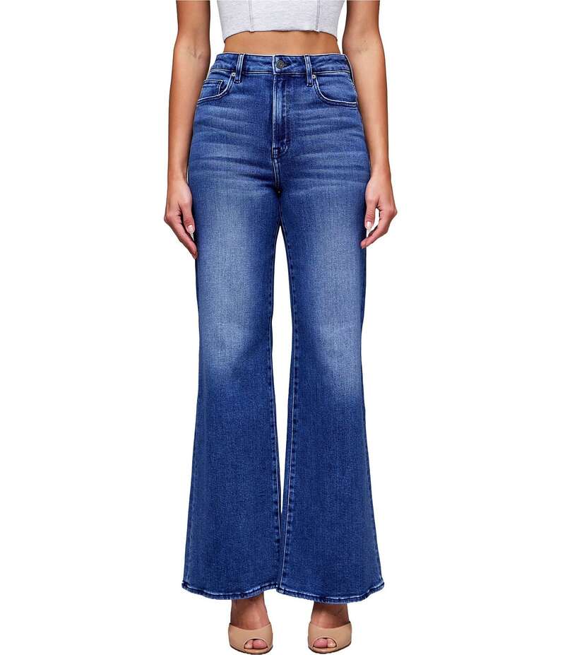 ヒドゥン ジーンズ レディース ボトムス デニムパンツ Hidden Jeans Happi Comfort Flare Jeans Dark Wash|ReVida 店