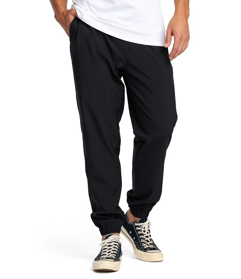 ビラボン メンズ ボトムス カジュアルパンツ パンツ フリース Billabong Surftrek Transit Fleece Jogger Pants Black ブラック