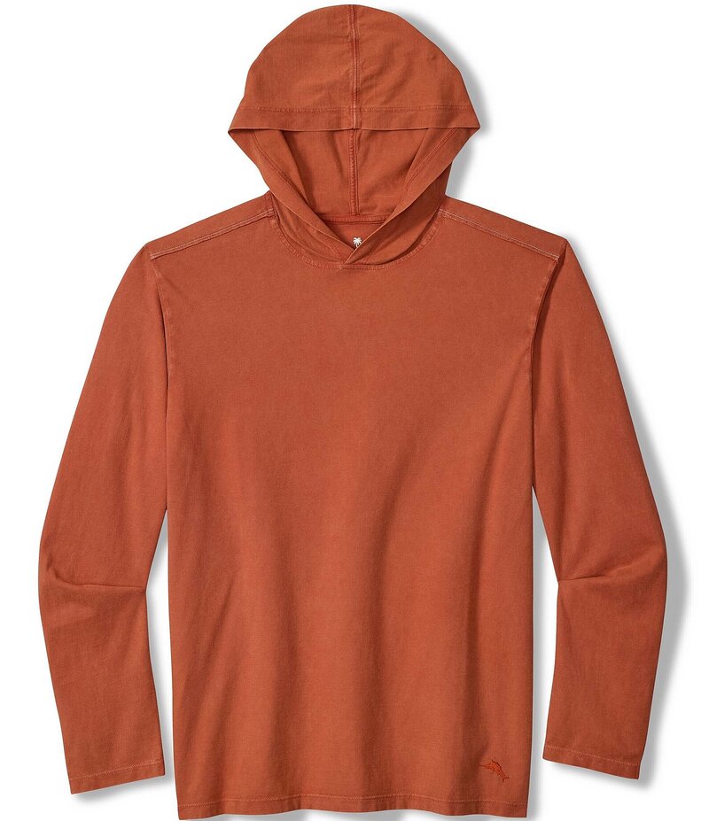 トッミーバハマ メンズ トップス シャツ Tシャツ パーカー Tommy Bahama Tee Long Sleeve Kauai Hoodie Cinnamon Stick