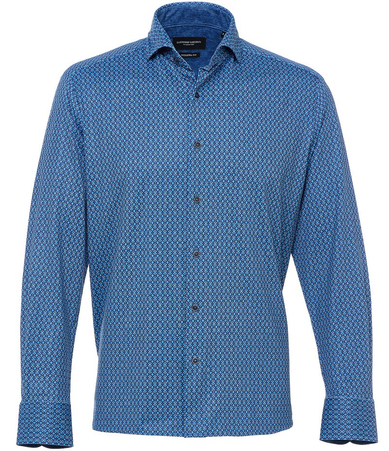 ビスコッティ メンズ トップス シャツ トール Visconti Big & Tall Geo Pattern Long Sleeve Woven Shirt Multi マルチカラー