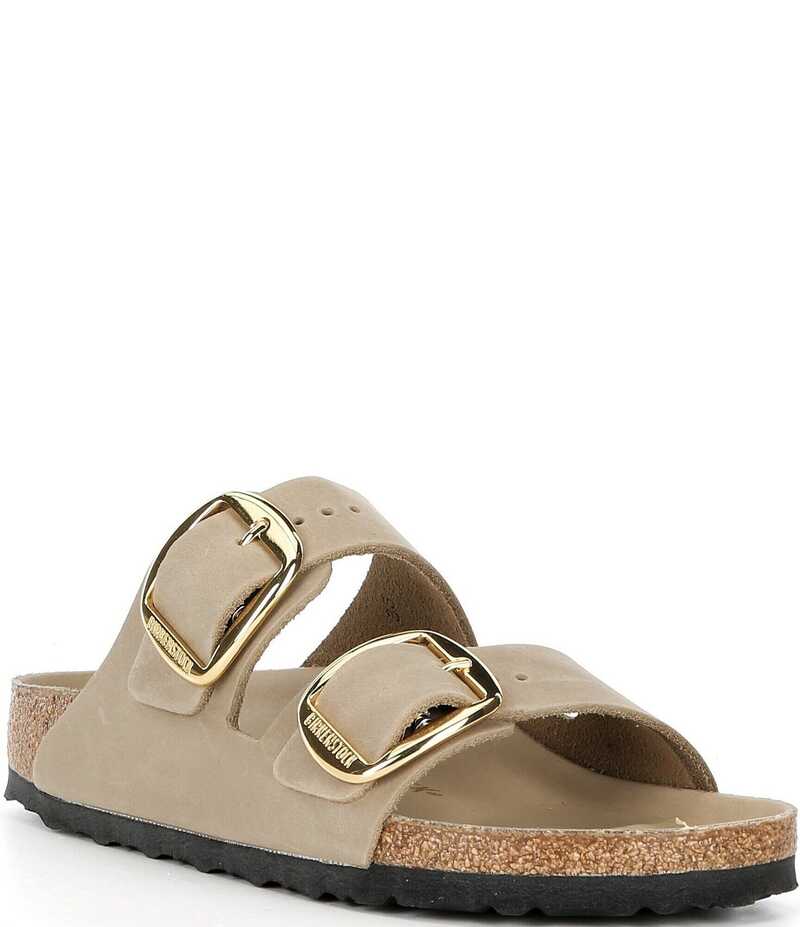 ビルケンシュトック レディース シューズ パンプス サンダル なめし革 Birkenstock Women\u0027s Arizona Oiled Leather Big Buckle Hardware Slide Sandals Tobacco Brown 赤銅色
