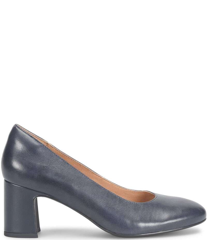 ソフト レディース シューズ パンプス レザー Sofft Anna Marie Leather Pumps Sky Navy ネイビー