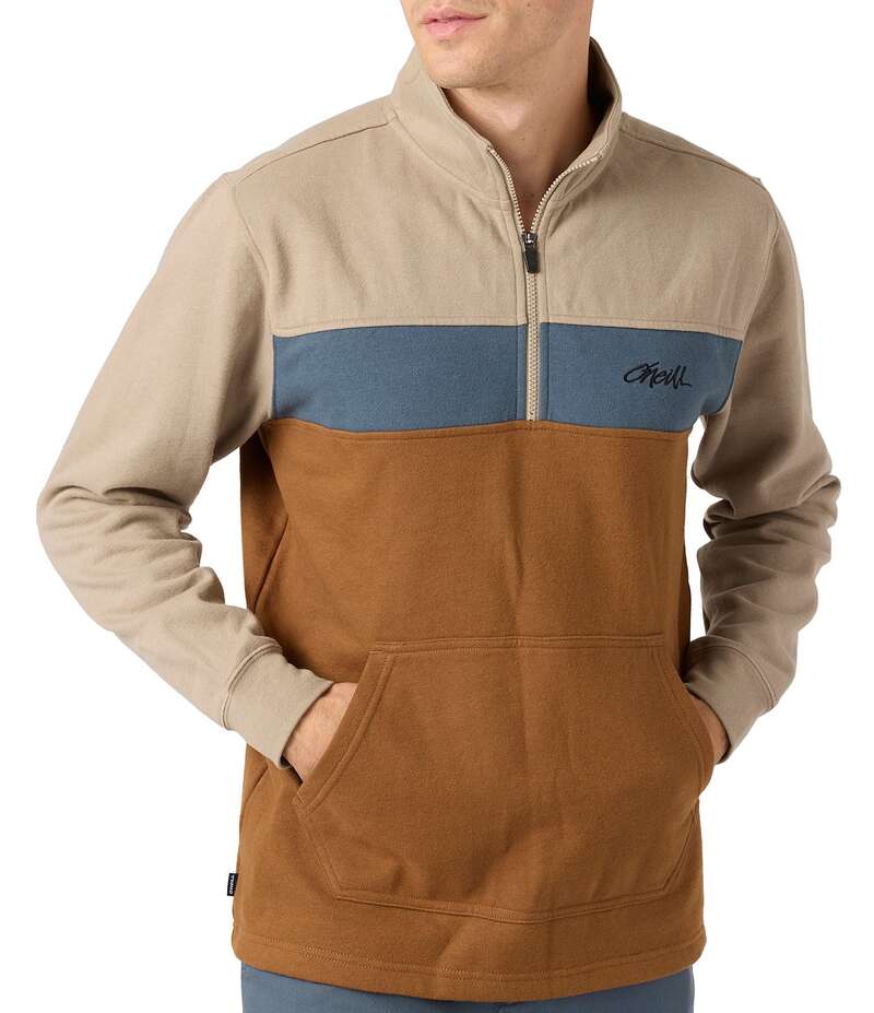 オニール メンズ アウター ニット・セーター フリース O'Neill Fifty Two Long Sleeve Fleece Pullover Khaki カーキ