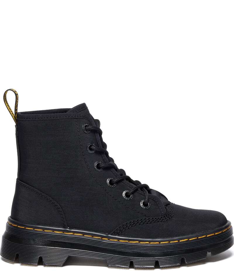 極美品 Dr.Martens ドクターマーチン　レインブーツ　ブラック編み上げ 極美品 Dr.Martens ドクターマーチンレインブーツブラック編み上げ