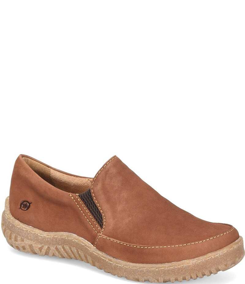 ボーン レディース シューズ スニーカー Born Breck Nubuck Slip On Sneakers Tan タン｜ReVida 店