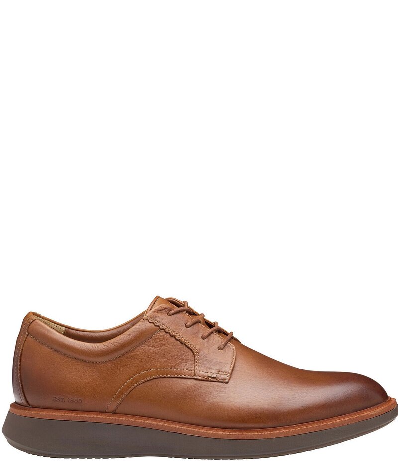 ジョンストンアンドマーフィー メンズ シューズ ドレスシューズ オックスフォード レザー Johnston & Murphy Men's XC+Parker Leather Plain Toe Oxfords Tan タン