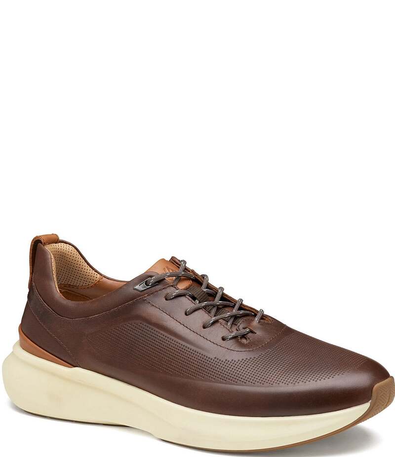 ジョンストンアンドマーフィー メンズ シューズ ドレスシューズ スニーカー レザー Johnston & Murphy Men's XC+Declan U-Throat Waterproof Leather Sneakers Brown ブラウン|ReVida 店