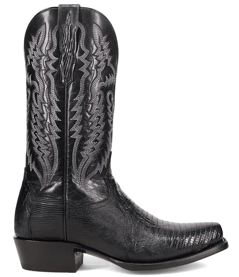 ダンポスト メンズ シューズ ブーツ・レインブーツ Dan Post Men's Ringold 13 Teju Lizard Square Toe Western Boots Black ブラック
