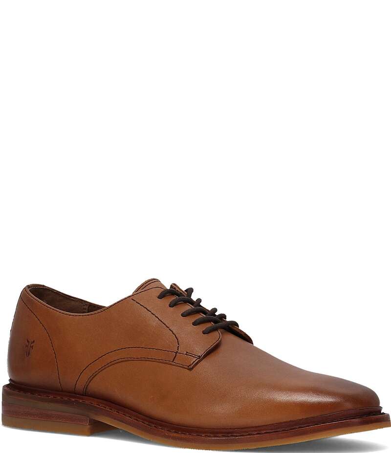 フライ メンズ シューズ ドレスシューズ オックスフォード レザー Frye Men's Paul Leather Oxfords Saddle