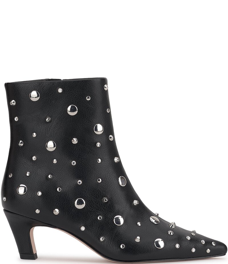 ジェシカシンプソン レディース シューズ ブーツ・レインブーツ Jessica Simpson Viviana Stud Rhinestone Booties Black ブラック