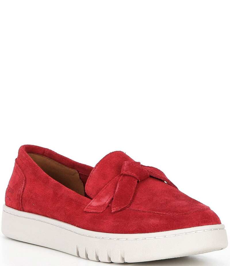 ジョセフセイベル レディース シューズ パンプス スエード ローファー Josef Seibel Jessie 08 Suede Bow Loafers Hibiscus