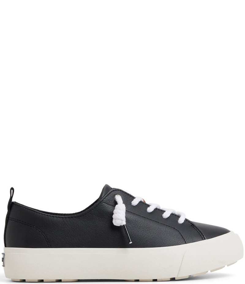 スペリー レディース ボトムス カジュアルパンツ プラットフォーム スニーカー レザー Sperry Cove LTT Leather Platform Sneakers Black ブラック