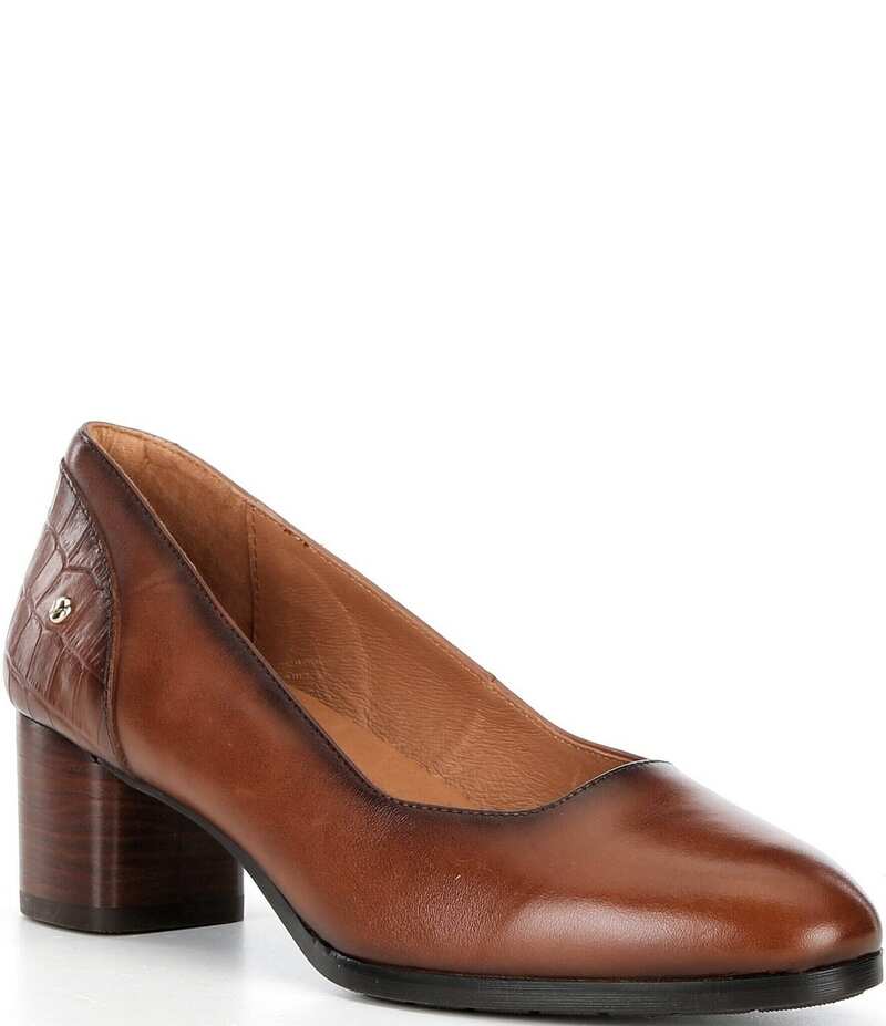 ピコリーノス レディース シューズ パンプス レザー Pikolinos Calafat W1z Leather Pumps Brown ブラウン